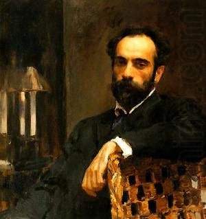 Portrait of Isaac Levitan, Valentin Serov